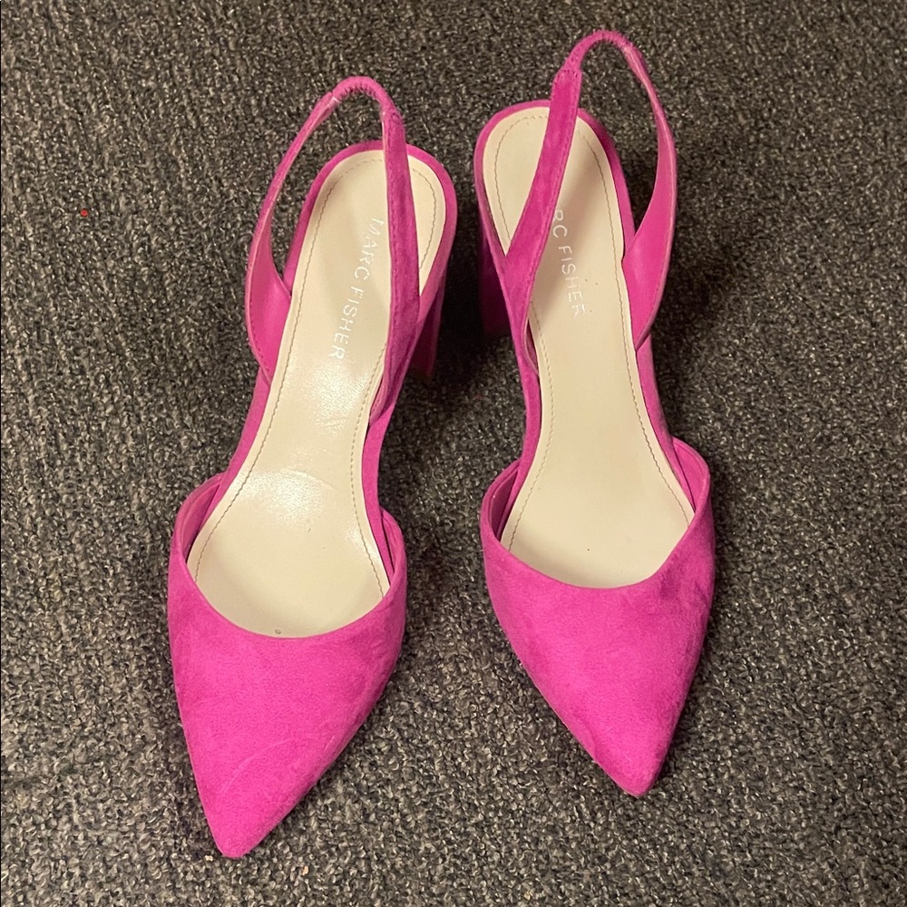 Marc Fisher Pink Women's Slingback Heels